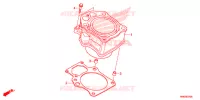 CYLINDRE pour Honda FOURTRAX 500 FOREMAN RUBICON DCT EPS de 2016