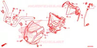 GUIDON pour Honda FOURTRAX 500 FOREMAN RUBICON DCT EPS de 2016