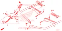 PEDALE   REPOSE PIED pour Honda FOURTRAX 500 FOREMAN RUBICON DCT EPS de 2016