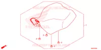 SELLE pour Honda FOURTRAX 500 FOREMAN RUBICON DCT EPS de 2016