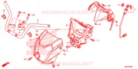 GUIDON pour Honda FOURTRAX 500 FOREMAN RUBICON 4x4 DCT EPS DELUXE de 2016