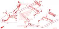 PEDALE   REPOSE PIED pour Honda FOURTRAX 500 FOREMAN RUBICON 4x4 DCT EPS DELUXE de 2016