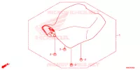 SELLE pour Honda FOURTRAX 500 FOREMAN RUBICON 4x4 DCT EPS DELUXE de 2016