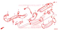 SILENCIEUX D'ECHAPPEMENT pour Honda FOURTRAX 500 FOREMAN RUBICON 4x4 DCT EPS DELUXE de 2016