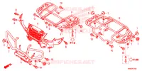 SUPPORT pour Honda FOURTRAX 500 FOREMAN RUBICON 4x4 DCT EPS DELUXE de 2016