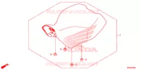 SELLE pour Honda FOURTRAX 500 FOREMAN RUBICON EPS RED de 2016