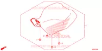 SELLE pour Honda FOURTRAX 500 FOREMAN RUBICON RED de 2016