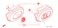 COUVERCLES LATERAUX pour Honda MONKEY 50 30TH de 1999