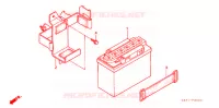 BATTERIE pour Honda GORILLA 50 de 2000