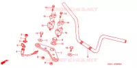 GUIDON   TE DE FOURCHE pour Honda GORILLA 50 GREEN de 2003