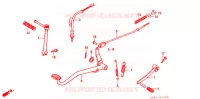 PEDALE   KICK pour Honda GORILLA 50 GREEN de 2003