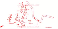 GUIDON   TE DE FOURCHE pour Honda GORILLA 50 WHITE de 2002