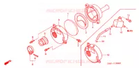 COUVERCLES LATERAUX pour Honda MONKEY 50 RED de 2001
