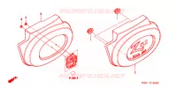COUVERCLES LATERAUX pour Honda MONKEY 50 de 2002