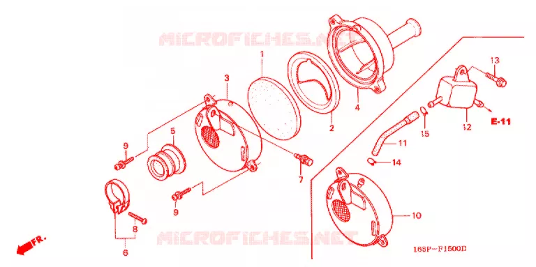 FILTRE A AIR Honda MOTO 50 MONKEY 2003  Z50J3_MSP