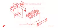 BATTERIE pour Honda GORILLA 50 de 2004