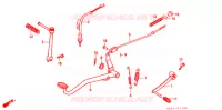 PEDALE   KICK pour Honda GORILLA 50 de 2004