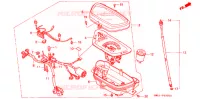 COMPTEUR pour Honda 50 DIO SR front brake disk de 1990