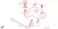 RESERVOIR D'HUILE pour Honda 50 DIO SR front brake disk de 1990