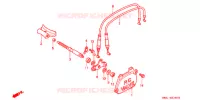 SOUPAPE D'ÉCHAPPEMENT pour Honda CRM 250 de 1991