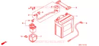 BATTERIE pour Honda XL 250 DEGREE de 1991