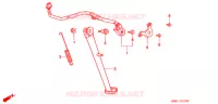 BEQUILLE pour Honda XL 250 DEGREE de 1991