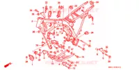 CADRE pour Honda XL 250 DEGREE de 1991
