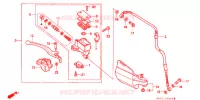 MAITRE CYLINDRE DE FREIN AVANT pour Honda XL 250 DEGREE de 1991