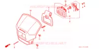 PHARE (1) pour Honda XL 250 DEGREE de 1991