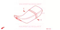 SELLE pour Honda XL 250 DEGREE de 1991