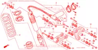 AMORTISSEUR ARRIERE pour Honda XR 200 R de 1991