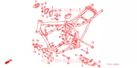 CADRE pour Honda XR 200 R de 1991