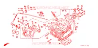 CULASSE pour Honda XR 200 R de 1991