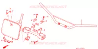 GUIDON   TE DE FOURCHE pour Honda XR 200 R de 1991