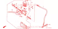 MAITRE CYLINDRE DE FREIN AVANT pour Honda XR 200 R de 1991