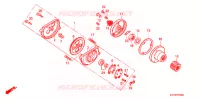 POMPE A HUILE pour Honda XR 200 R de 1991