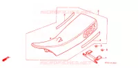 SELLE pour Honda XR 200 R de 1991