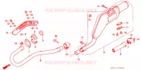 SILENCIEUX D'ECHAPPEMENT pour Honda XR 200 R de 1991