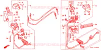 COMMODO   LEVIER   CABLE pour Honda FUSION 250 de 1992