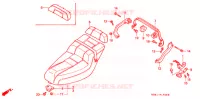 SELLE pour Honda FUSION 250 de 1992