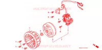 ALTERNATEUR pour Honda CUB EZ 90 de 1992