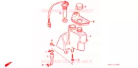 RESERVOIR D'HUILE pour Honda CUB EZ 90 de 1992