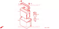 BATTERIE pour Honda EZ 90 SNOW de 1993