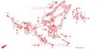 CADRE pour Honda EZ 90 SNOW de 1993