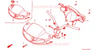 GUIDON pour Honda 50 DIO SUMMER SPECIAL de 1992