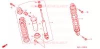 AMORTISSEUR ARRIERE (CH125CF,CH125H/N/P/R) pour Honda CH 125 SPACY de 1993