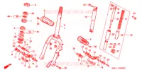 FOURCHE   TE DE FOURCHE (CH125H/N/P/R) pour Honda CH 125 SPACY de 1993
