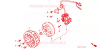 ALTERNATEUR pour Honda CUB EZ 90 de 1993