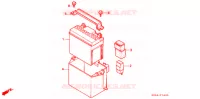 BATTERIE pour Honda CUB EZ 90 de 1993