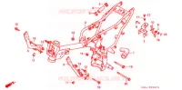 CADRE pour Honda CUB EZ 90 de 1993